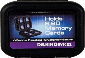Delkin DDACC-SD8, musta, 45,3 g, 1 kpl, 90,7 g