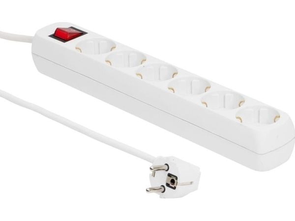 Microconnect MC-GRU00615WS, 1,5 m, Sisätila, Tyyppi F, Tyyppi F, Valkoinen, VDE, RoHS, CE