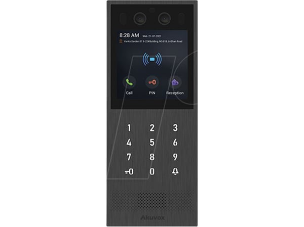 Akuvox X912 - Door phone - kablet - seriell RS-485/10/100 Ethernet/Wiegand