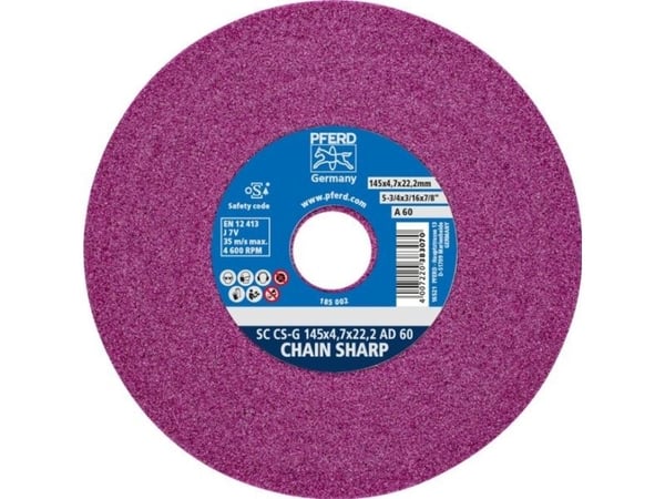 PFERD 33100002, 4600 RPM, 2,22 cm, 4,7 mm, 60 g, 1 stykker