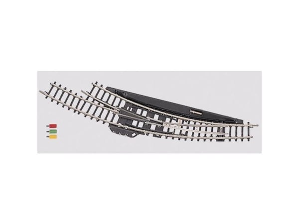 Märklin Electric Right Curved Turnout, 15 år, Svart, Gult