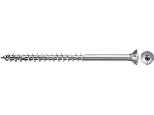 Fischer Power-Fast II 670173 sponplateskruer 4 mm 50 mm T-profil stål galvanisert 200 stk (670173)