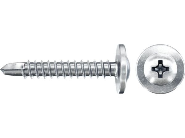 Fischer 40457, Skru, Metall, Zink, Generell nytte, Panorama-hode, Pozidriv