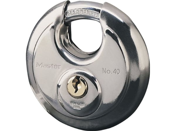 MASTER LOCK 40EURD, Diskus, Nøkkellås, Bruk flere nøkler, Garage, Moving truck, Selvoppbevaring, Shed, Oppbevaringsskap, Trailer, Van, Workshop, Ru...
