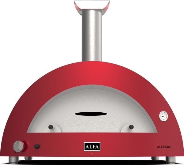 Alfa Forni Alfa Forni Moderno 5 pizzaer tre rød