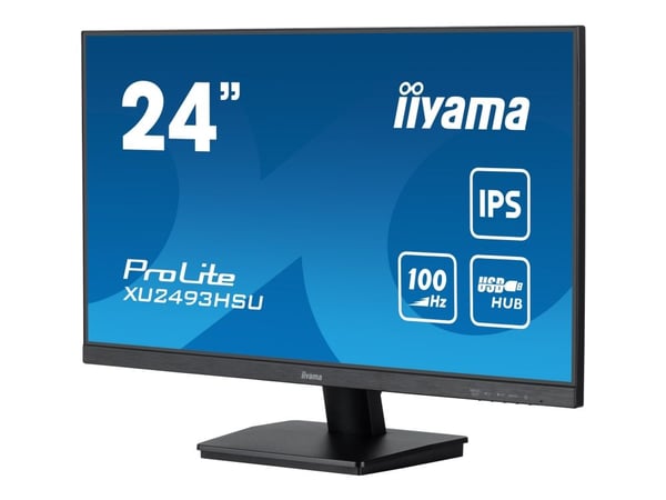 iiyama ProLite XU2493HSU-B7, 60,5 cm (23,8"), 1920 x 1080 pixel, Full HD, LED, 1 ms, Svart