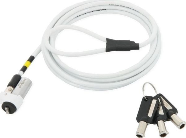 Mobilis Slim Rotating Security Lock Key - Lås för säkerhetskabel - 1.8 m