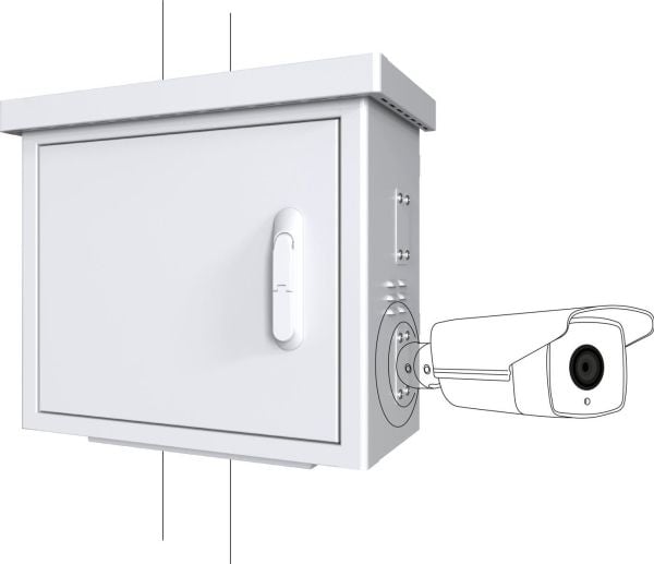 Lanview Midi radius stolpe-/mastmonteret CCTV-järjestelmä