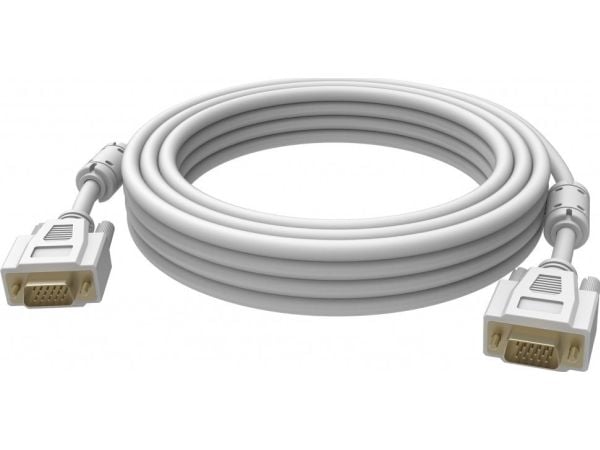 Vision Techconnect - VGA-kabel - HD-15 (VGA) (hann) til HD-15 (VGA) (hann) - 3 m - hvit