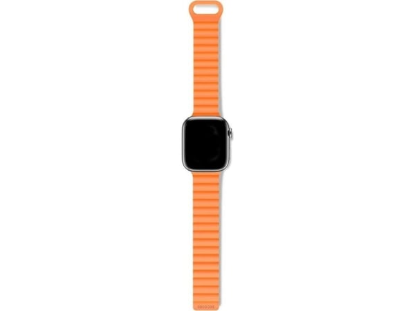 Decoded D24AWS45TSL4SAH, Klokkereim, Apple, Apple Watch 44mm / 45mm / 46mm / 49mm, Silikon, Oransje