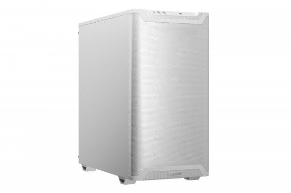 be quiet! Pure Base 501 Airflow - Midi-tårn - ATX - ingen strømforsyning (ATX / PS/2) - hvit - USB/lyd