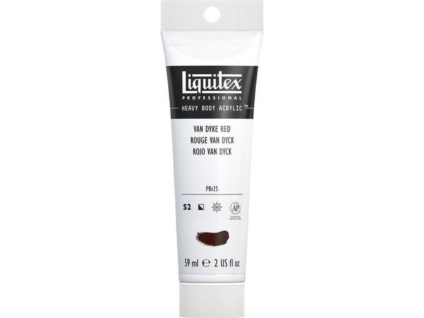 Heavy Body akrylmaling 59 ml, Van Dyck red hue 392