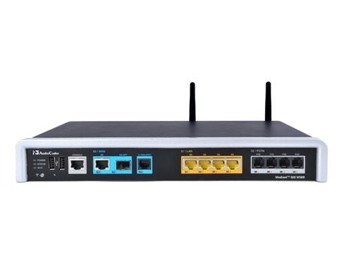 AudioCodes Mediant 500 E-SBC - VoIP-gateway - 1GbE - 1U