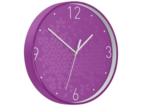 Seinäkello Leitz WOW violetti