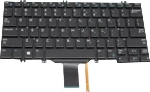 Dell - Kannettavan tietokoneen vaihtonäppäimistö - taustavalaistu - AZERTY - ranskankielinen eurooppalainen - kunnostettu - Latitude 3440, 54XX, 74...