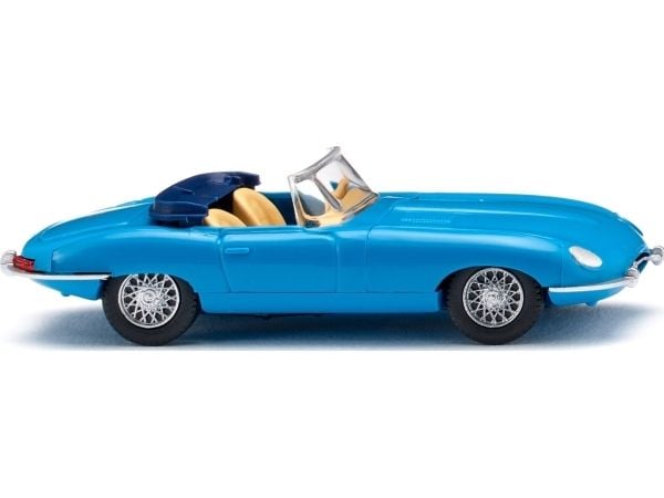 Wiking 081707 H0 Jaguar E-type Roadster, blå