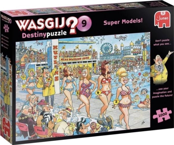 Jumbo Wasgij Destiny 9 Super Models puslespill 1000 brikker 68x49 cm