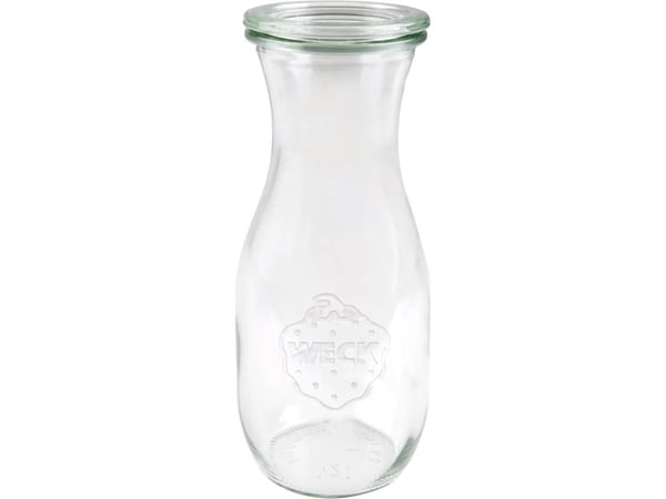 Patentflaske Weck 530 ml Ø7.95x18.4 cm uden låg glas,stk