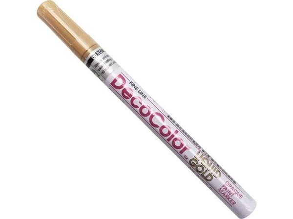 Marvy decocolor fine line gold