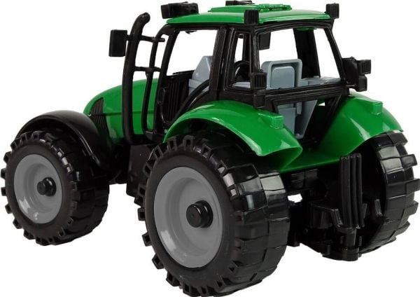 LeanToys traktor Ideal Farm grønn/rød åpnes maske