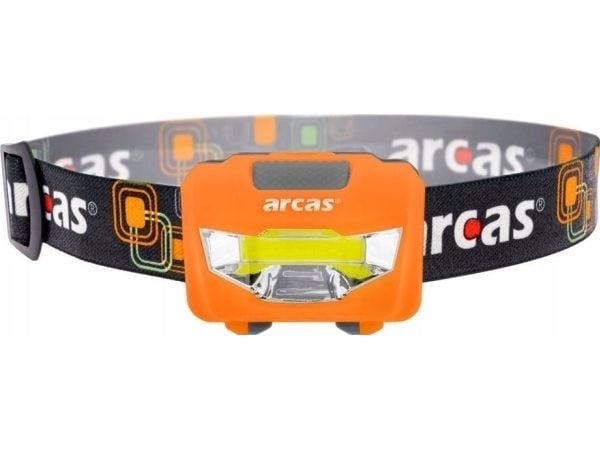 Arcas 30710014, Hodebåndslommelykt, Hvit, Plastikk, LED, 1 lamper, 120 lm