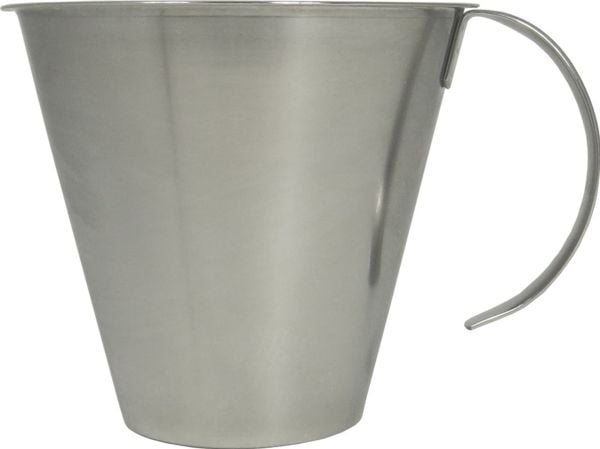 Målekande konisk 1 liter Ø15 x H13.1cm med Gradering rustfri stål