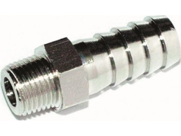 Slangestuds 13mm x 1/4 u.g. - t/luft/fedt, forn. mess.