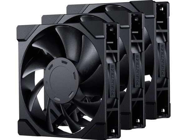 PHANTEKS M25 Gen2 PWM tuuletin, 3-pack - 120mm, musta