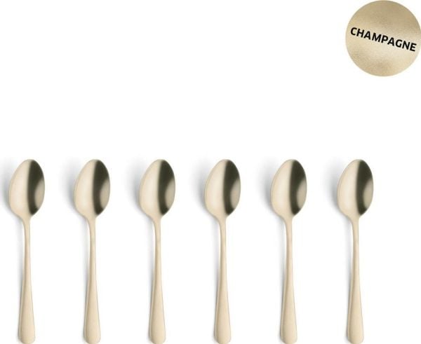 Amefa Austin 1410 - 6 Mocca skjeer i trendy boks - champagne