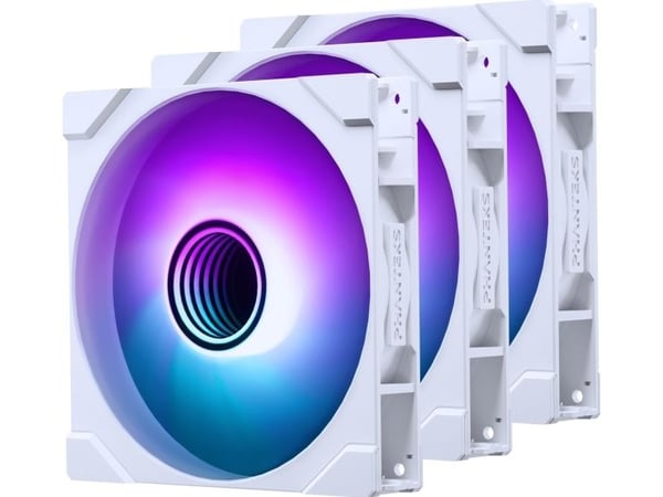 PHANTEKS M25 Gen2 PWM D-RGB tuuletin, 3-pack - 140mm, valkoinen