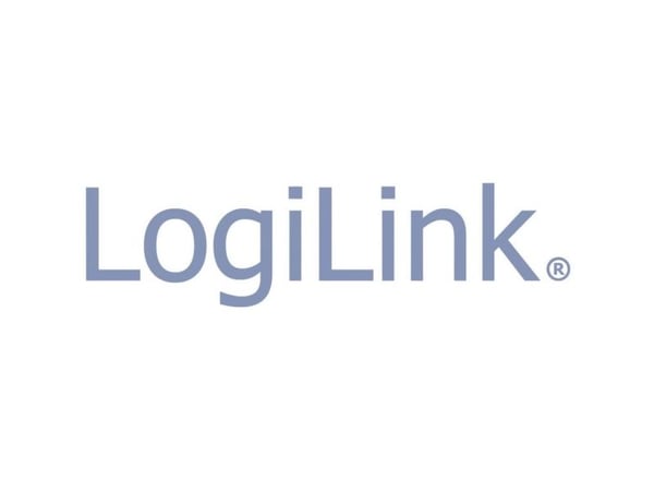 LogiLink NP0063, 40 Gigabit Ethernet, Cat6a, Svart, Metall, 0.5U