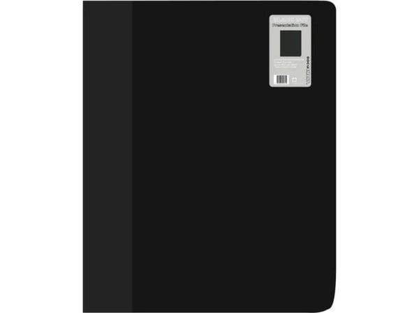 Esittelykansio, BNT Docusmart musta, 297x420mm, muovirasia 20 kpl