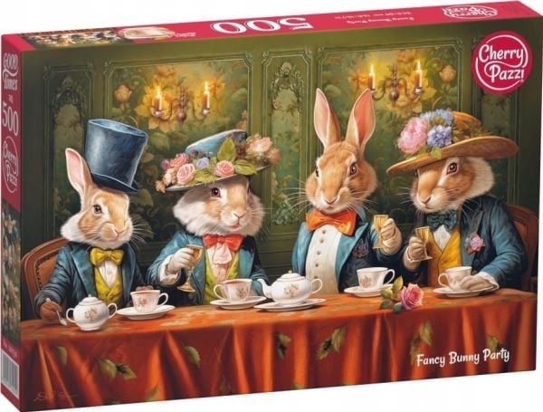 Puslespill 500 brikker Cherrypazzi Fancy Bunny Party 20050