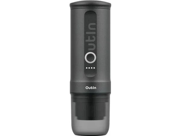 Kaffemaskin Outin Nano 7500 mAh bærbar kaffetraktersett (grå) + beskyttelsesveske