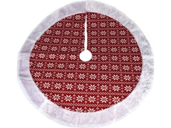 Home Styling Collection matte til juletre SKIRT KNITTED Ø 100 cm