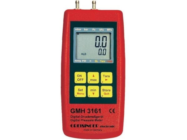 Greisinger GMH 3161-07 trykkmåleutstyr lufttrykk, ikke-aggressive gasser, korrosive gasser -0,01 til 0,350 bar