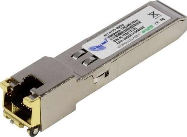 ALLNET ALL4765-INDU, Kopper, 1000 Mbit/s, mini-GBIC/SFP, SX, 100 m, 1.25 Gigabit Ethernet, Raskt Ethernet, Gigabit Ethernet