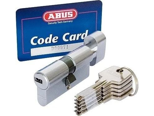 ABUS låscylinder D6 30x40 mm nickel 5K