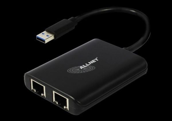ALLNET USB 30 TypA Nettverksadapter 2x 1x USB 30 Hub ALLNC2G102USBA ALLTRAVEL