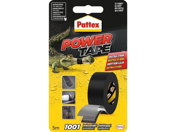 3M Power Tape 5 m svart