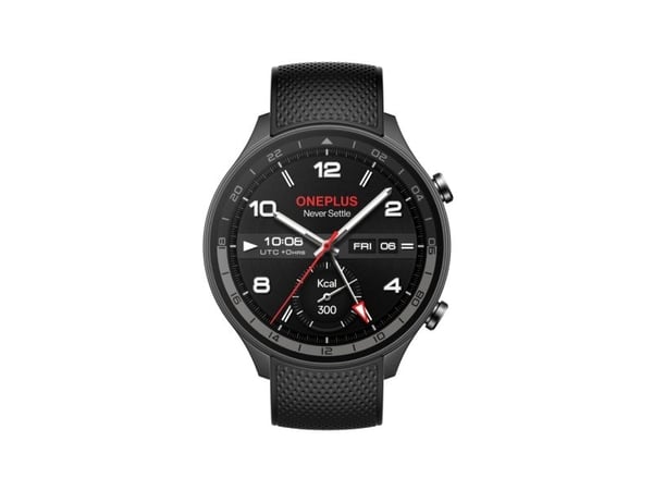 OnePlus Watch 2R - 46 mm - aluminiumslegering - smartklokke med stropp - silikon - håndleddstørrelse: 140-210 mm - display 1.43" - 32 GB - Bluetoot...