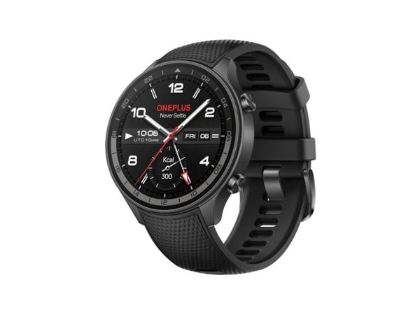 OnePlus Watch 2R - 46 mm - aluminiumslegering - smartklokke med stropp - silikon - håndleddstørrelse: 140-210 mm - display 1.43" - 32 GB - Bluetoot...