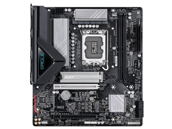 Gigabyte B860M EAGLE - Hovedkort - micro ATX - LGA1851-sokkel - B860 Chipset - USB 3.2 Gen 1, USB-C 3.2 Gen 1 - 2.5 Gigabit LAN - innbygd grafikk (...