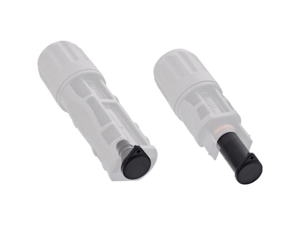 InLine 94030, endestykke, svart, 18 mm, 30 mm, 3 g, 85 mm