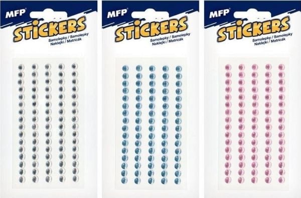 MFP-papir klistremerker steiner 5 mm miks farger 1101 1032380