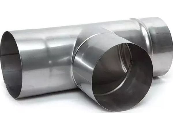WADEX skorsten T-rör | 107 diameter - 100 mm (9
