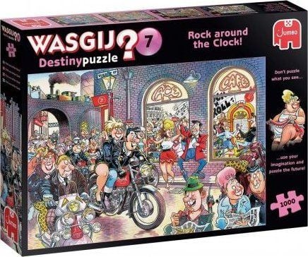 Jumbo Wasgij Destiny 7 Rock around the Clock 1000 bitars Pussel (81929)