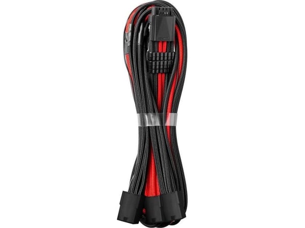 CableMod Pro ModMesh 12VHPWR-3x PCI-e kaapeli - 45cm, musta/punainen