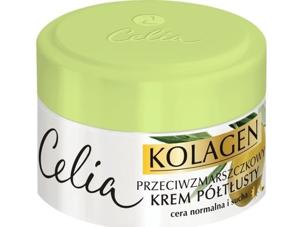 Celia anti-rynke collagenkrem semi-matt ansikt oliven 50 ml