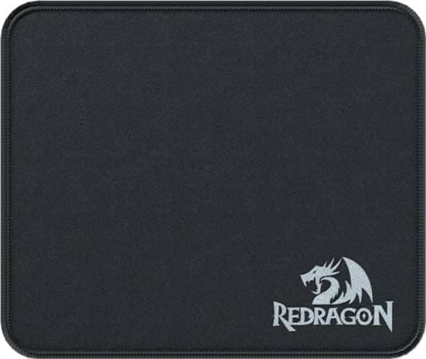 REDRAGON P030, Sort, Monokromatisk, Fiber, Gummi, Silke, Antiskliunderlag, Musematte til gaming